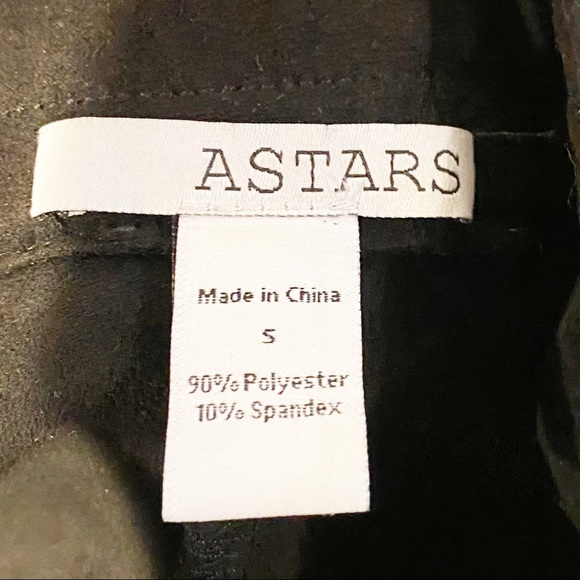 Astars | Lbc Vegan Suede Jogger Track Pants w/ Side Stripes Sz. S - Picture 11 of 12